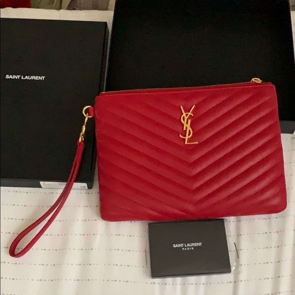 YSL wristlet like new